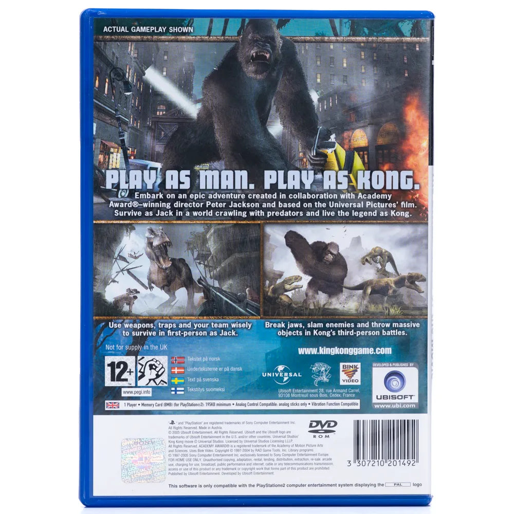Peter Jackson's King Kong - PS2 spill - Retrospillkongen