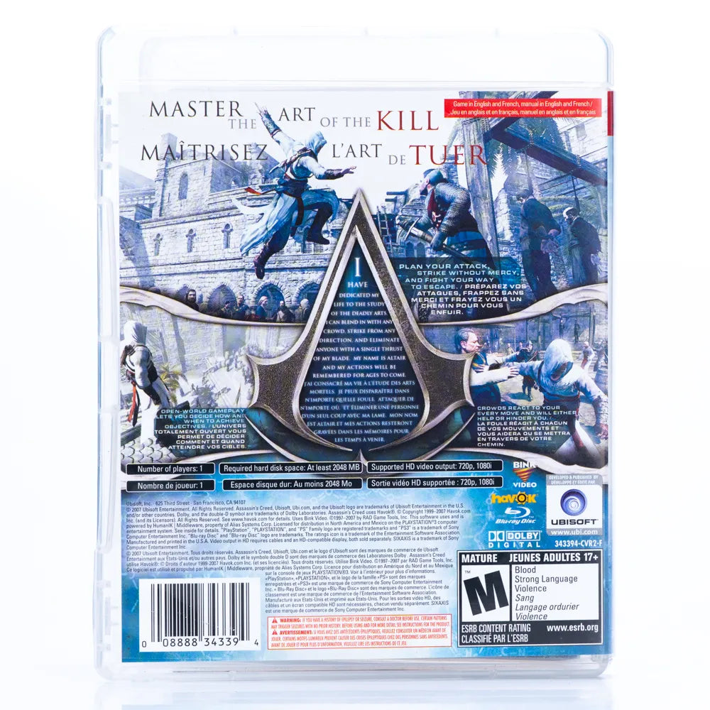 Assassin’s Creed - PS3 spill (NTSC Versjon) - Retrospillkongen