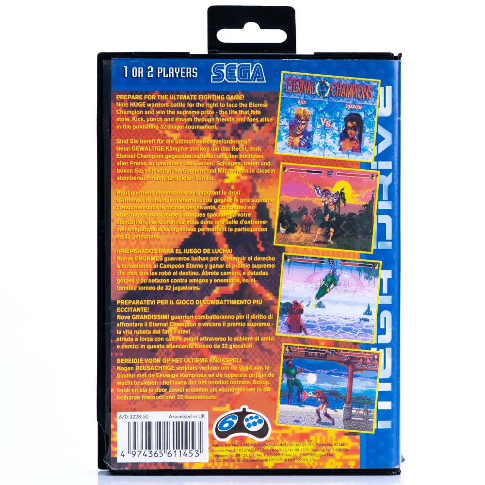 Eternal Champions - SEGA Mega Drive spill - Retrospillkongen