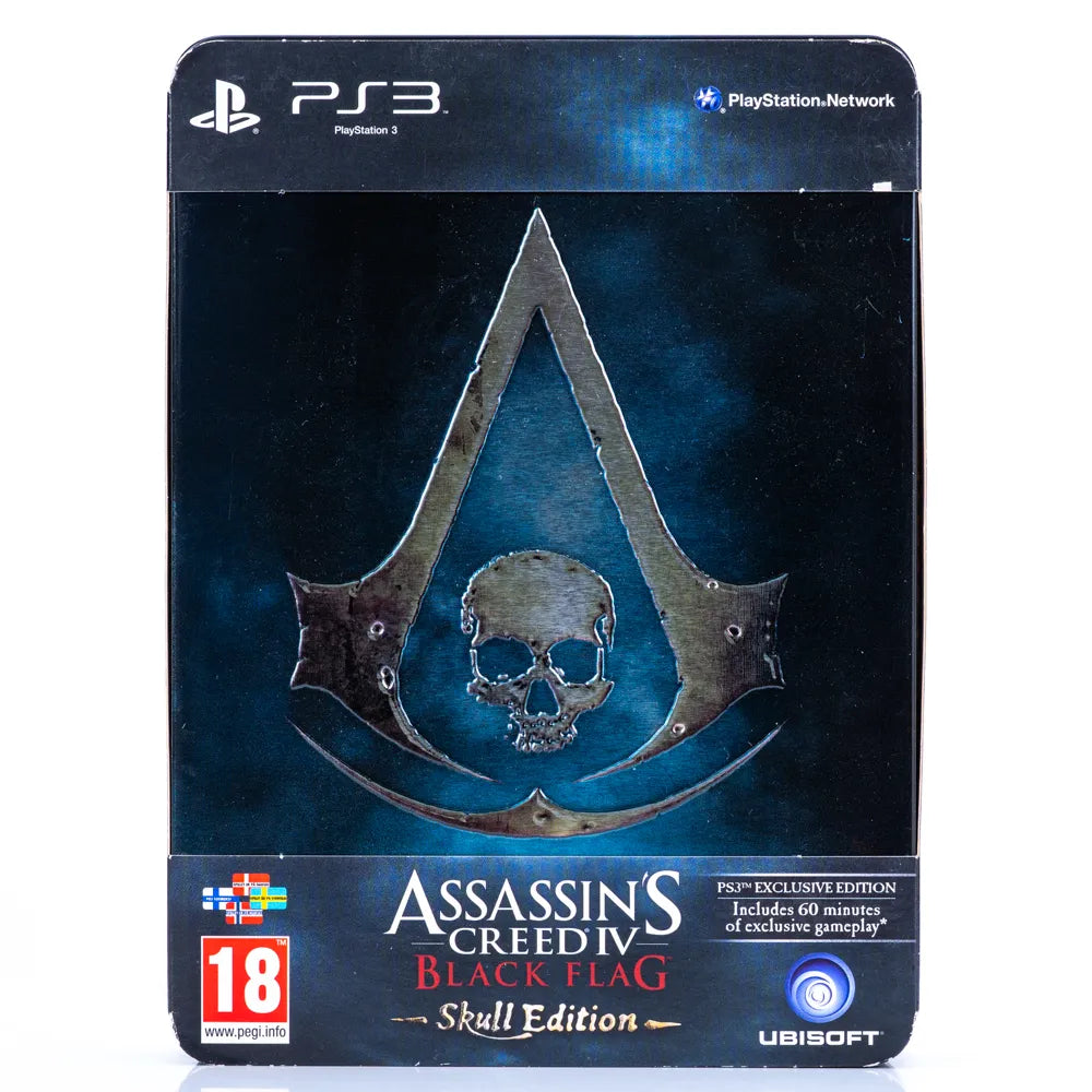 Assassin's Creed IV: Black Flag (Skull Edition) - PS3 spill (Steelbook) - Retrospillkongen