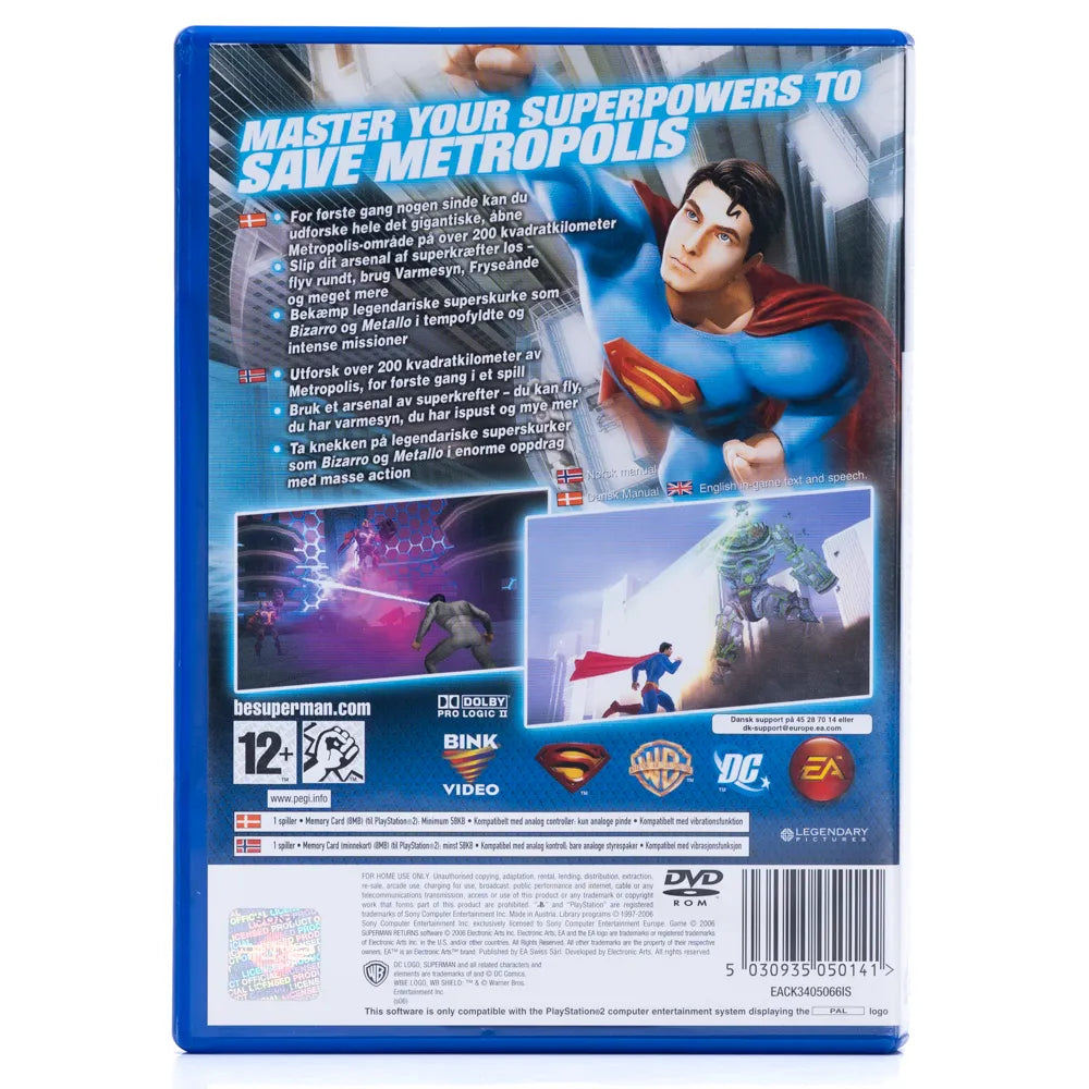 Superman Returns - PS2 spill - Retrospillkongen