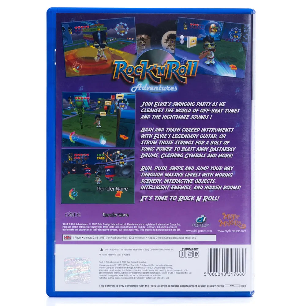 Rock 'N' Roll Adventures - PS2 spill