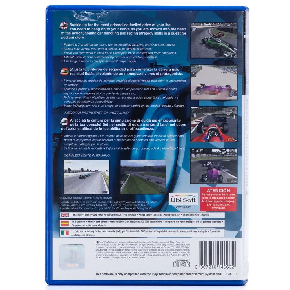 RS3: Racing Simulation Three - PS2 spill
