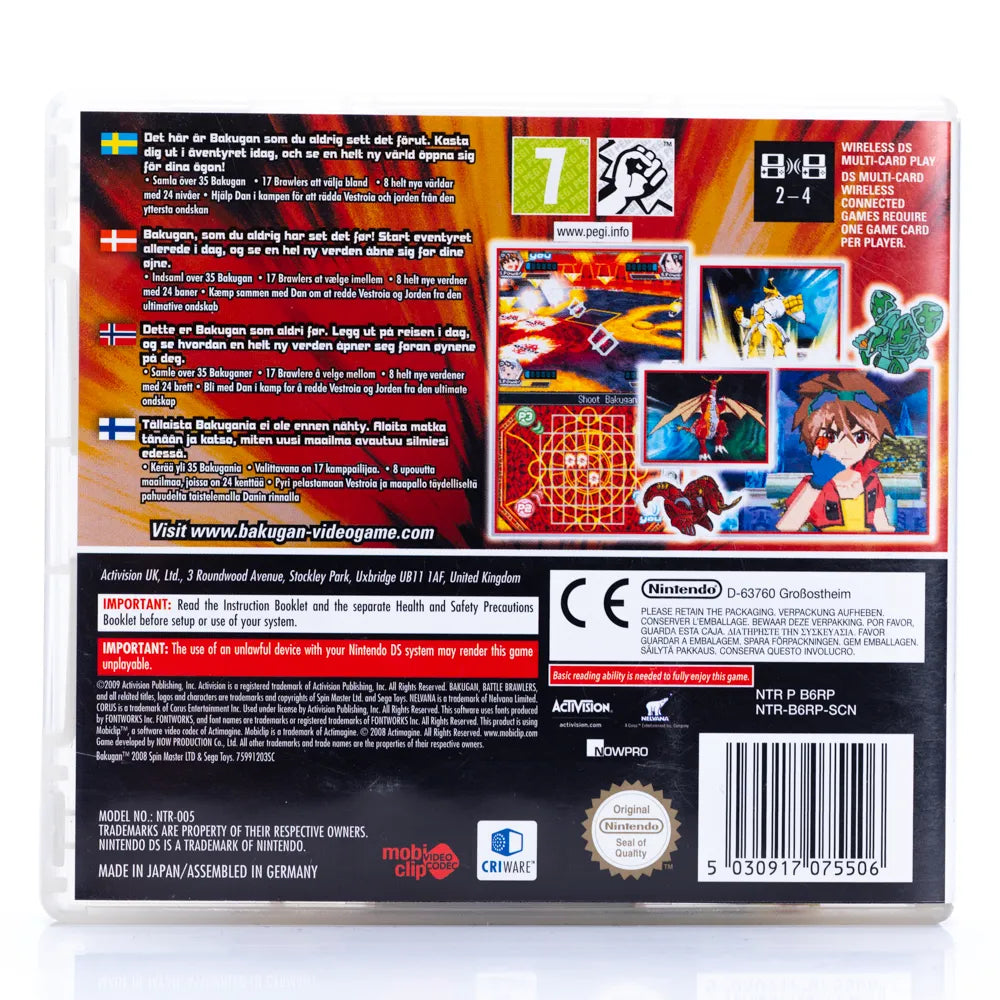 Bakugan: Battle Brawlers - Nintendo DS spill - Retrospillkongen