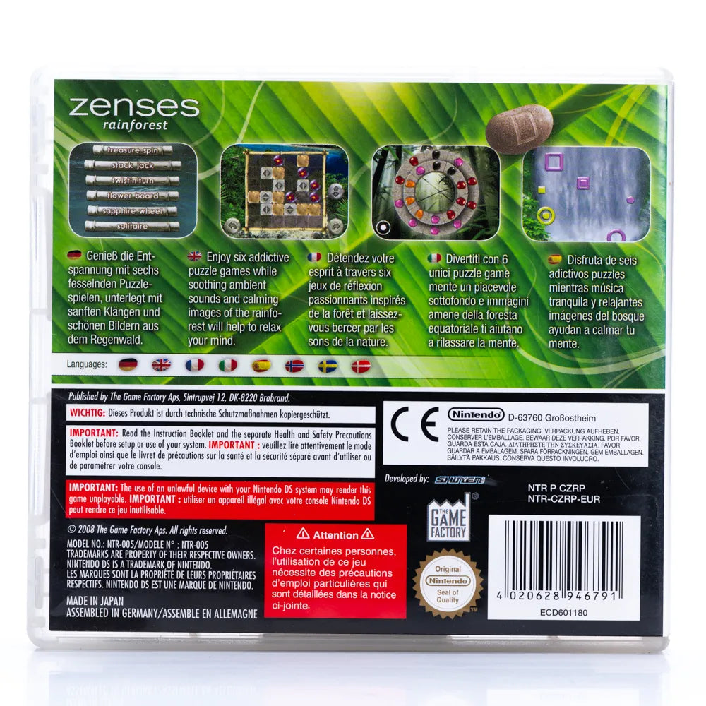 Zenses: Rainforest - Nintendo DS spill - Retrospillkongen