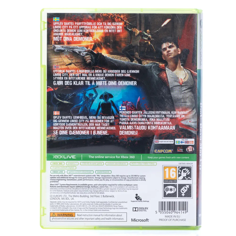 DmC: Devil May Cry - Xbox 360 spill - Retrospillkongen