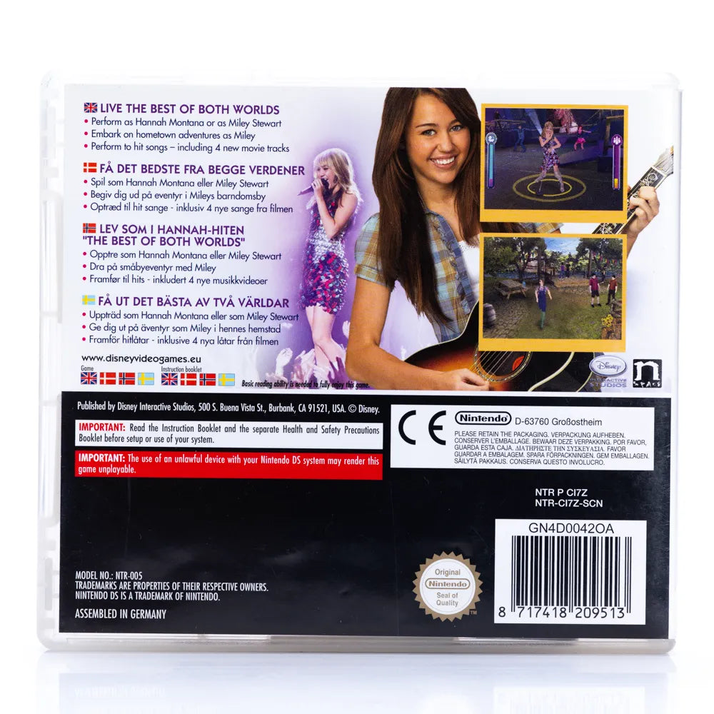 Hannah Montana: The Movie - Nintendo DS spill - Retrospillkongen