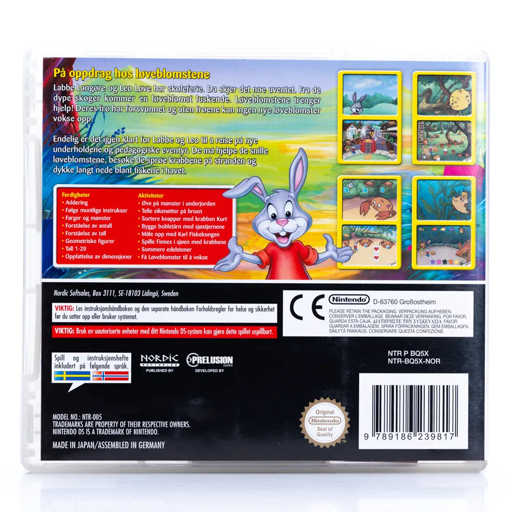Labbe Langøre 4–8 år - Nintendo DS spill - Retrospillkongen