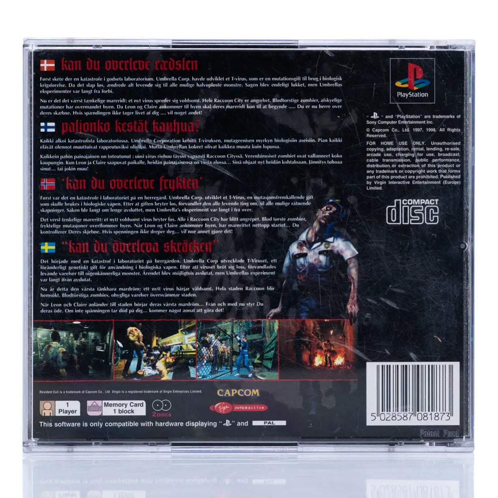 Resident Evil 2 - PS1 spill - Retrospillkongen