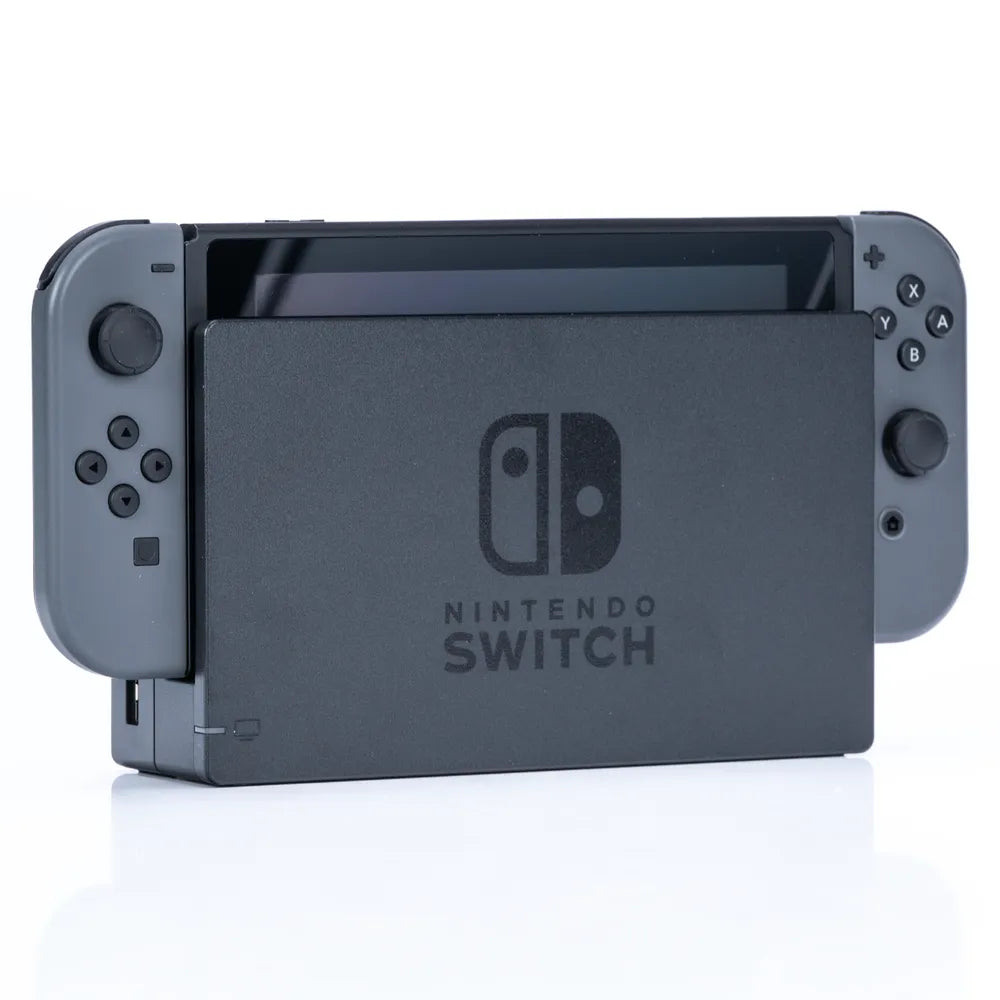 Nintendo Switch Grå V1 2017 Modell konsoll i Eske (Moddbar) - Retrospillkongen