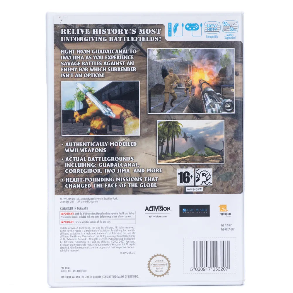 The History Channel: Battle for the Pacific - Wii spill