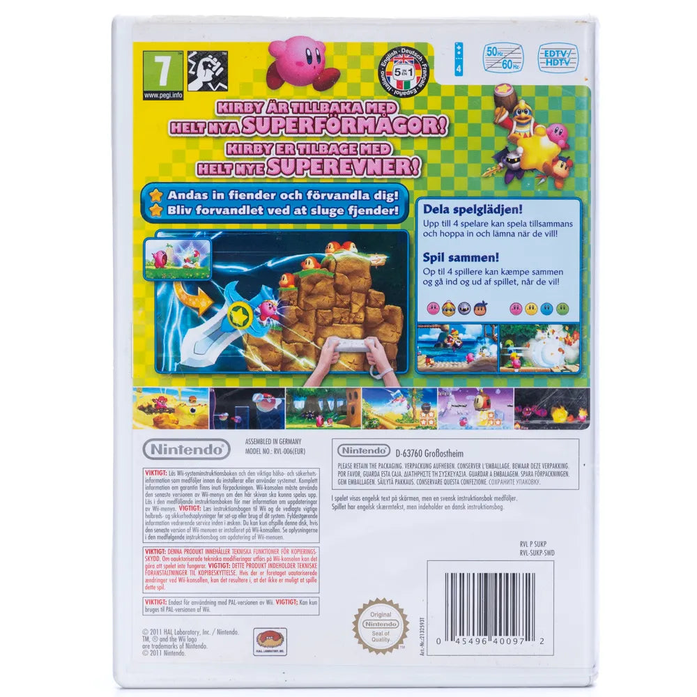Kirby's Adventure Wii - Wii spill