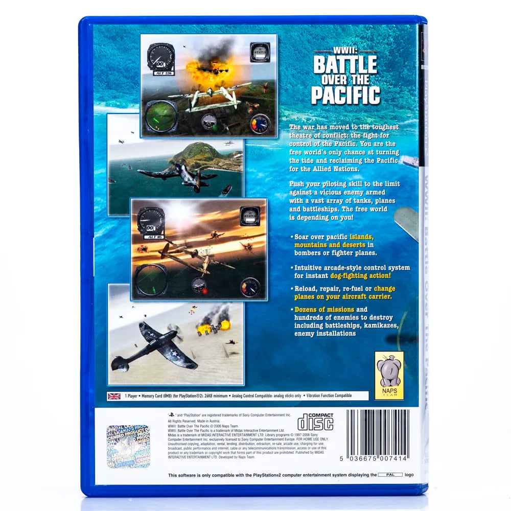 WWII: Battle Over the Pacific - PS2 Spill - Retrospillkongen