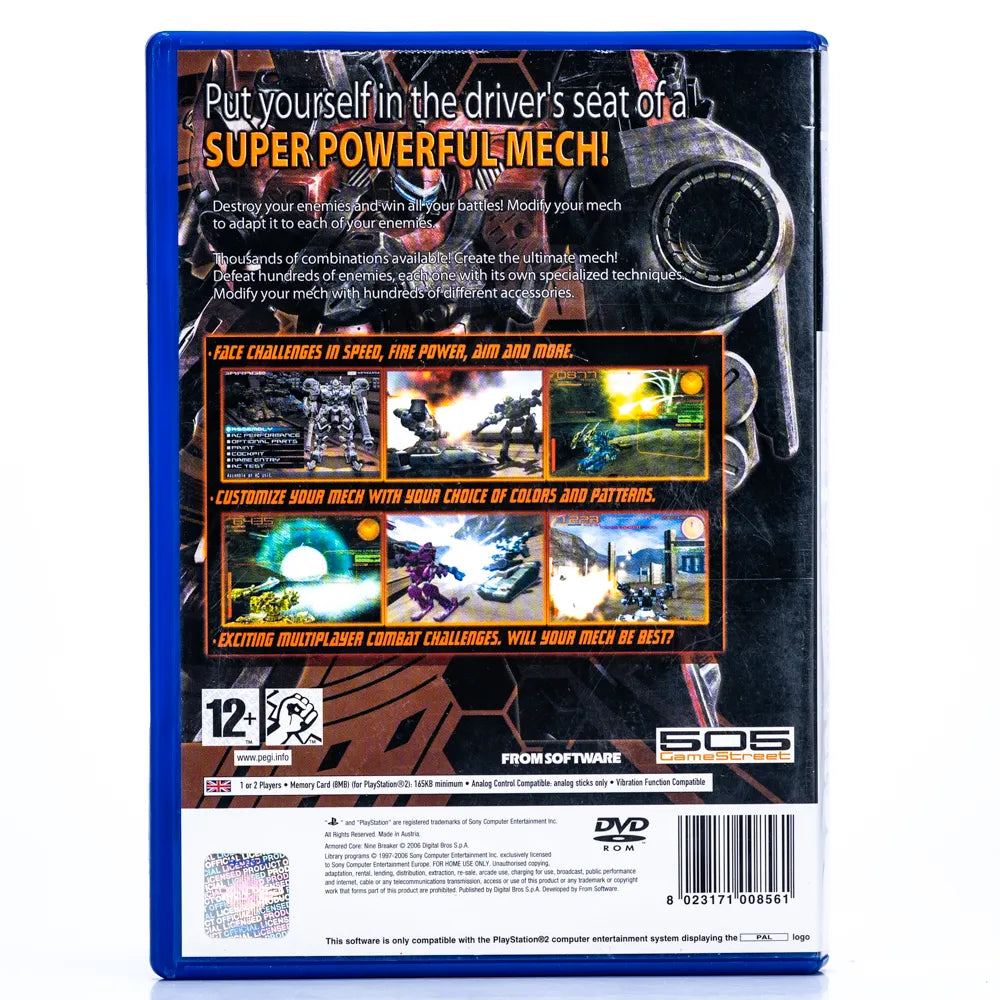 Armored Core: Nine Breaker - PS2 Spill - Retrospillkongen