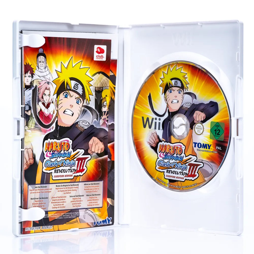 Naruto Shippuden: Clash of Ninja Revolution III - European Version - Wii Spill - Retrospillkongen