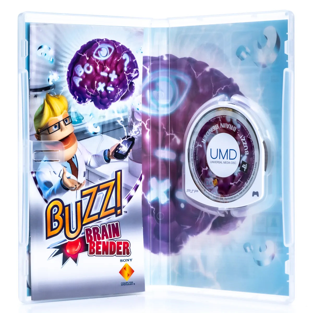 Buzz! Brain Bender - PSP spill - Retrospillkongen