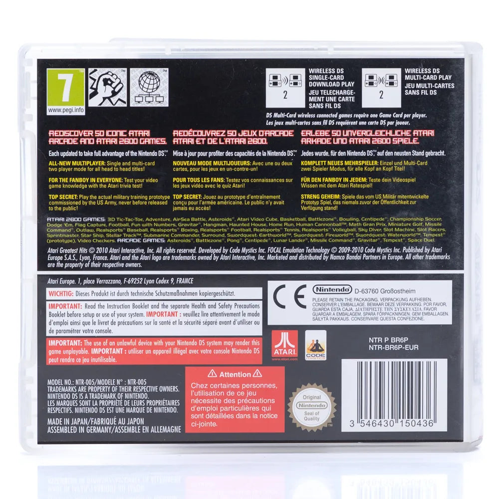 Atari Greatest Hits: Volume 1 - Nintendo DS spill