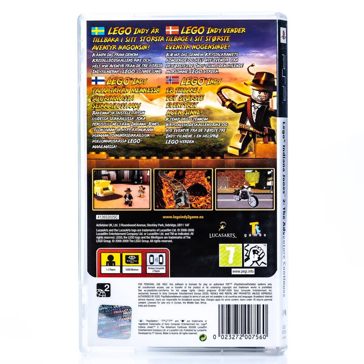LEGO Indiana Jones 2 - PSP spill - Retrospillkongen