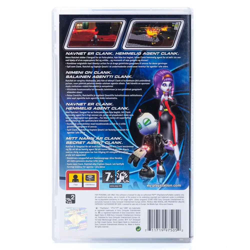 Secret Agent Clank - PSP spill - Retrospillkongen