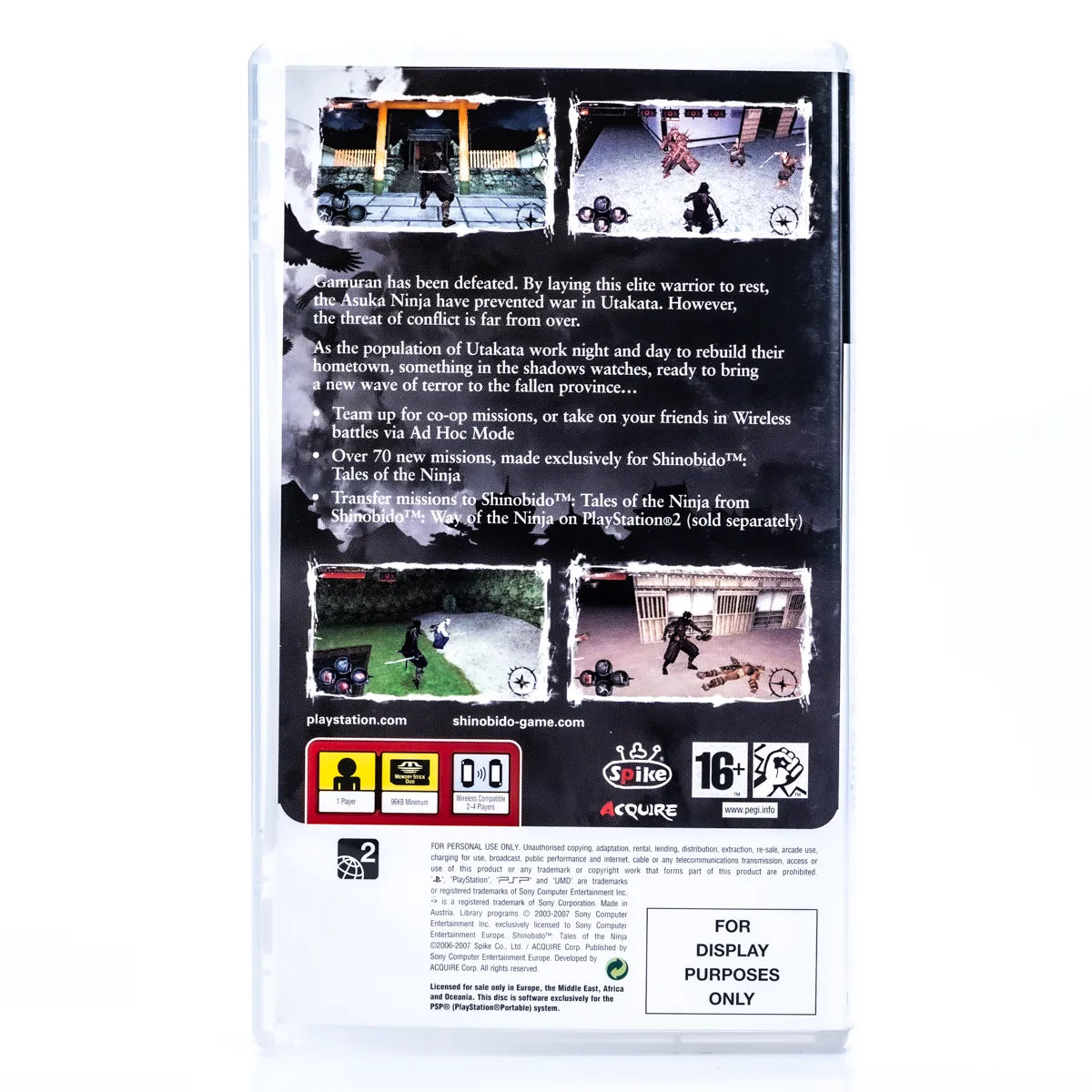 Shinobido Tales of the Ninja - PSP spill - Retrospillkongen