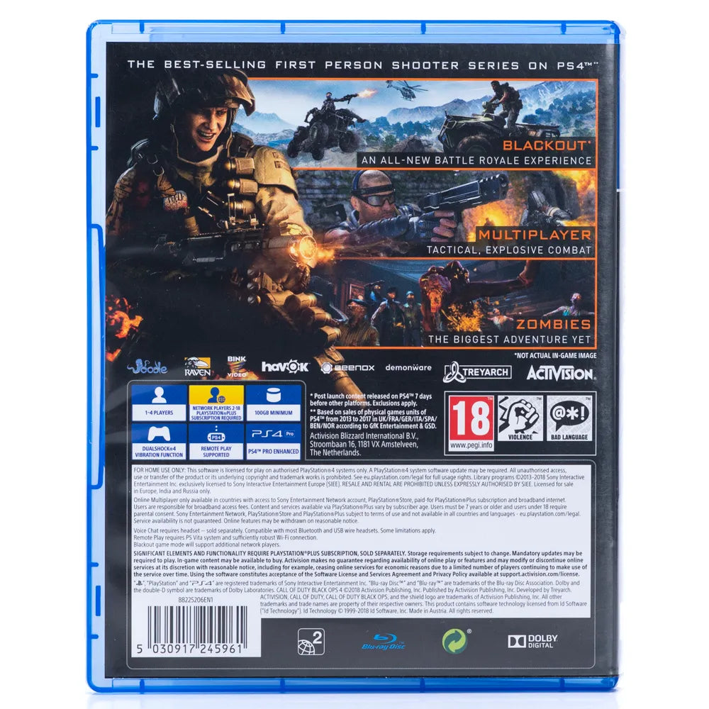Call of Duty: Black Ops 4 - PS4 spill - Retrospillkongen