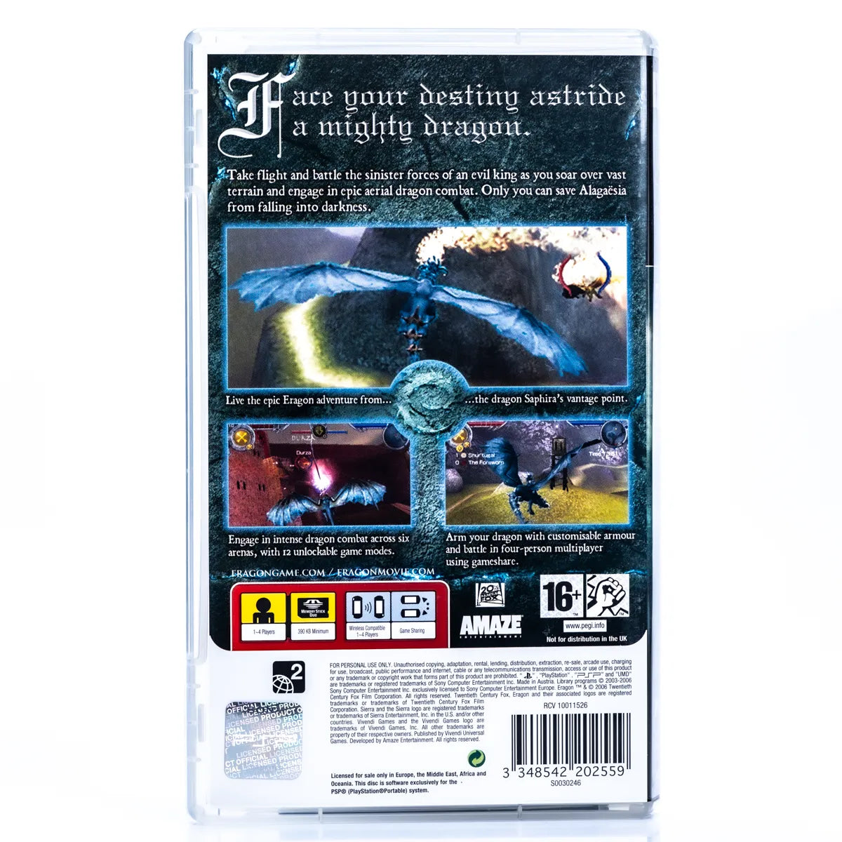 Eragon - PSP spill - Retrospillkongen