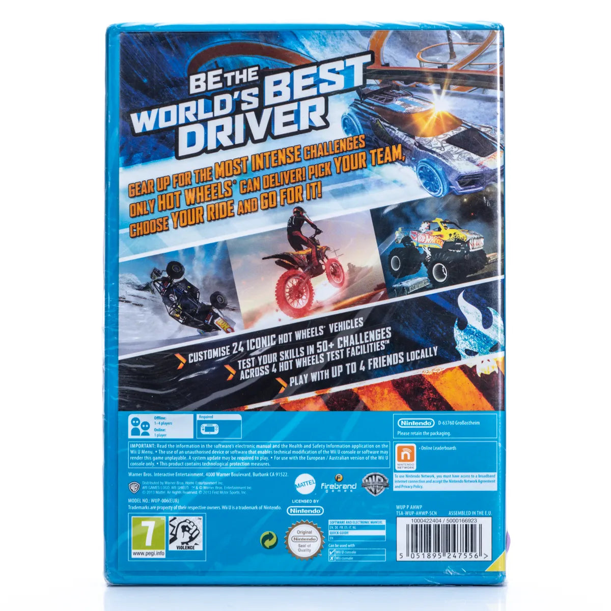Hot Wheels World’s Best Driver (Forseglet) - Wii U spill - Retrospillkongen