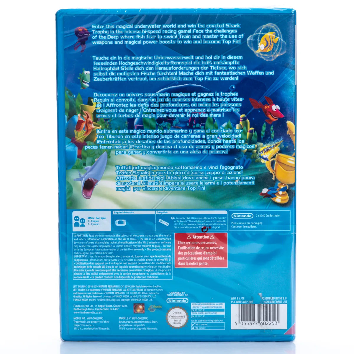 Jett Tailfin (Forseglet) - Wii U spill - Retrospillkongen