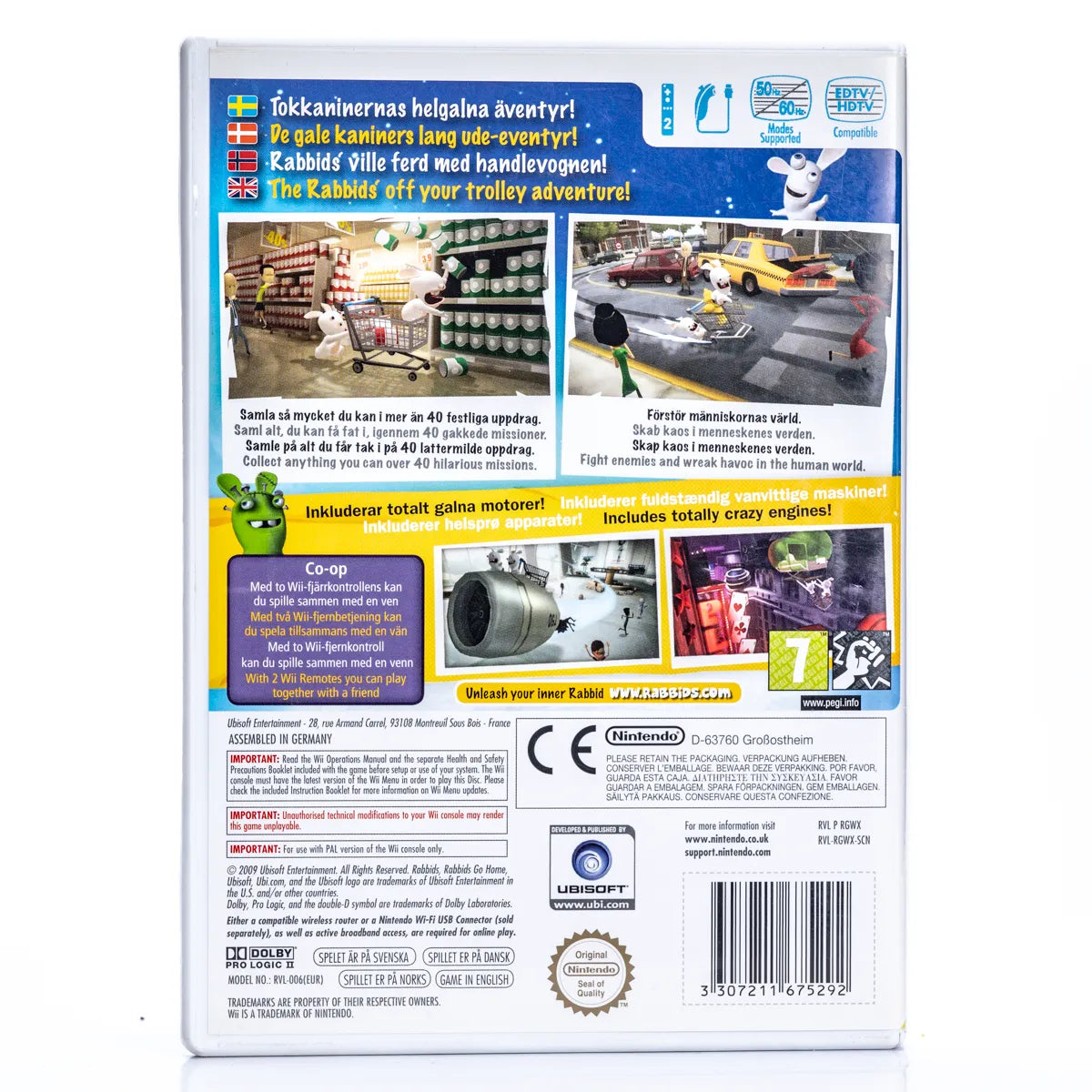 Rabbids Go Home - Wii spill - Retrospillkongen