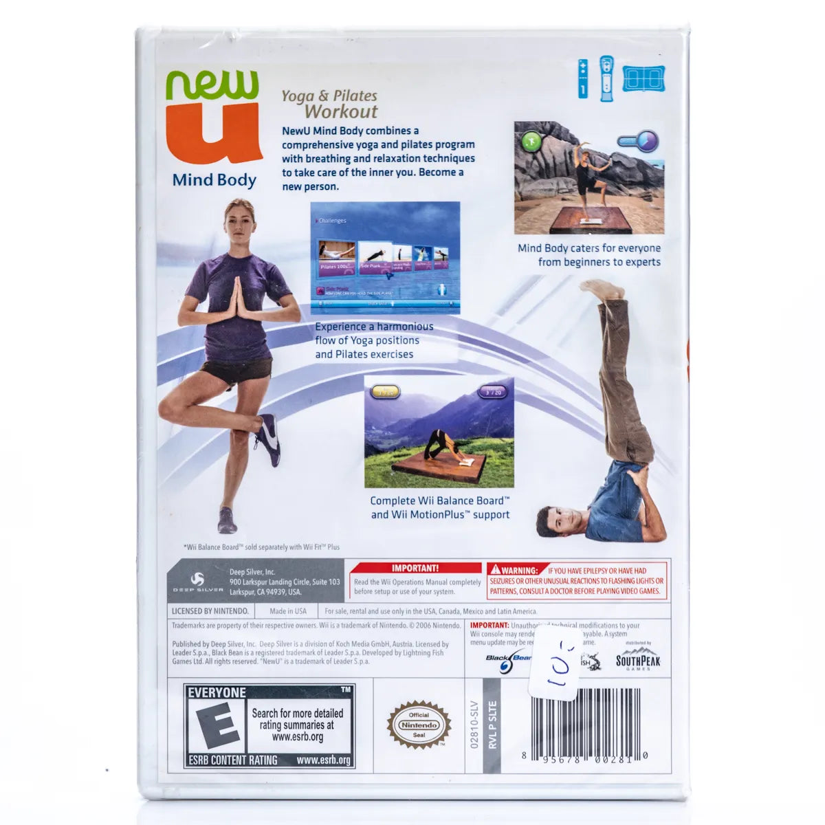 New U Fitness First Mind Body Yoga & Pilates - Wii spill (Forseglet) - Retrospillkongen