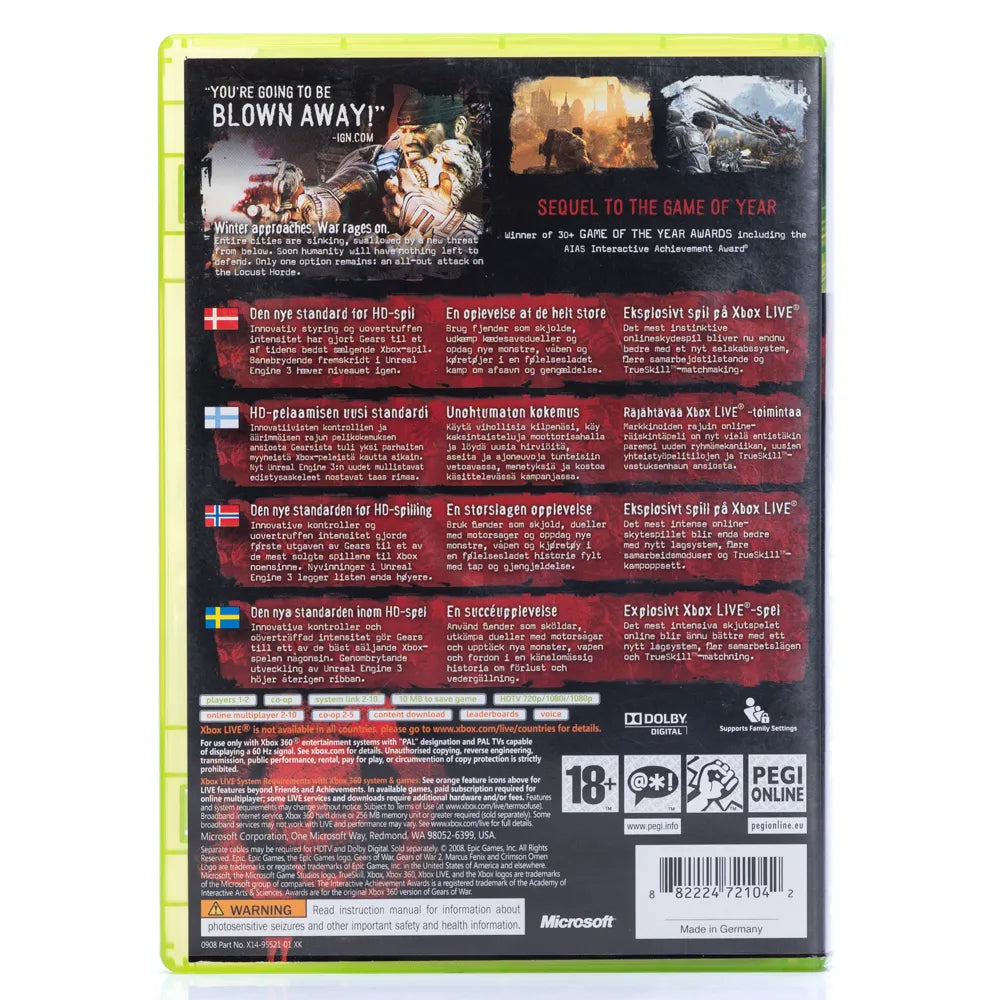 Gears of War 2 - Xbox 360 spill - Retrospillkongen