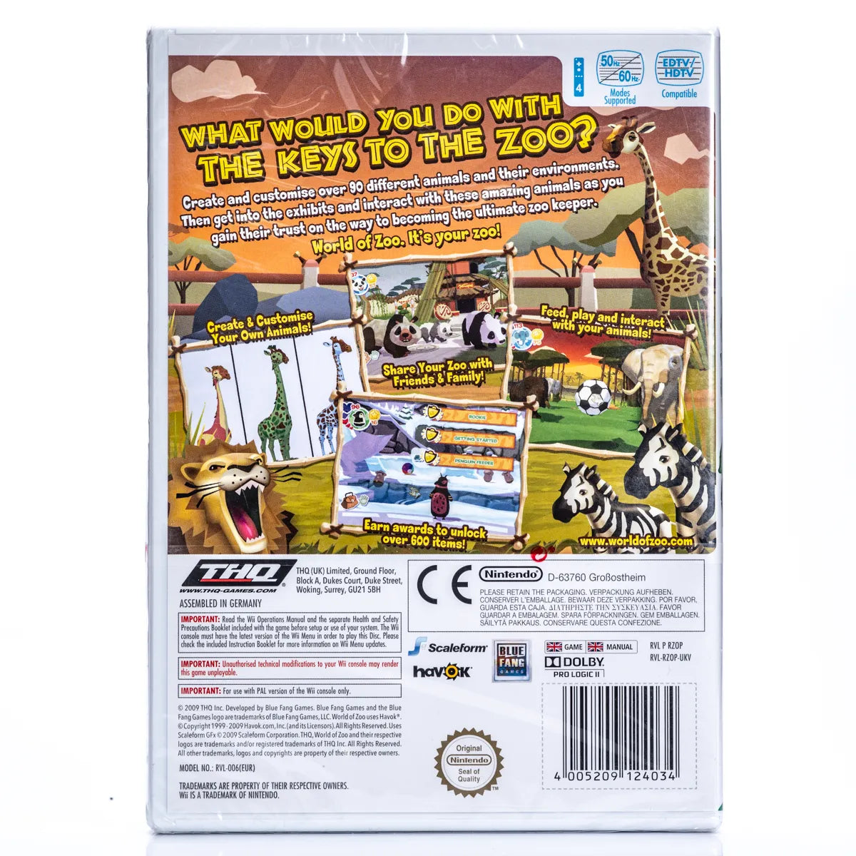 World of Zoo - Wii spill (Forseglet) - Retrospillkongen