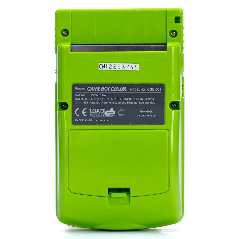 Original Nintendo Gameboy Color Konsoll Kiwi i Eske - GBC - Retrospillkongen