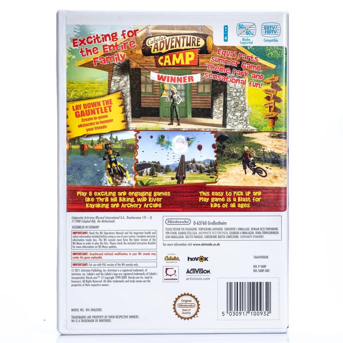 Cabela’s Adventure Camp - Wii spill - Retrospillkongen