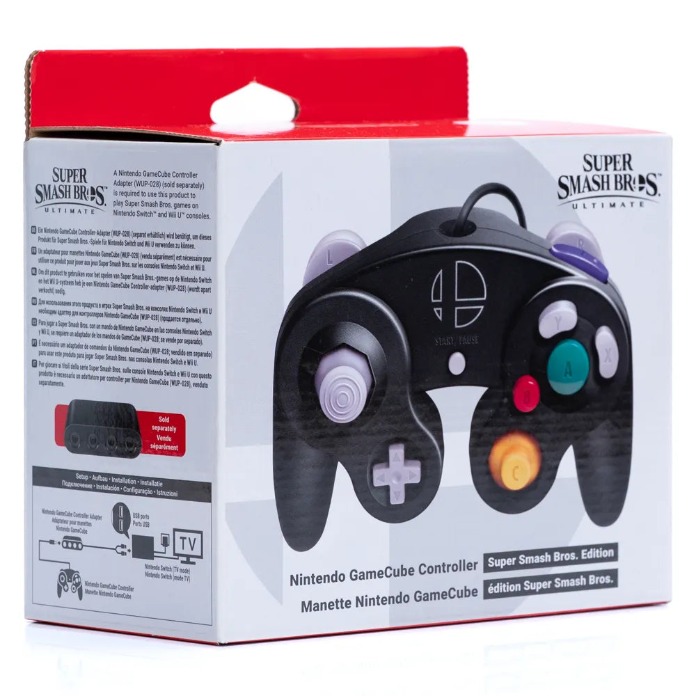 Original Nintendo GameCube Super Smash Bros. Ultimate Kontroller i Eske
