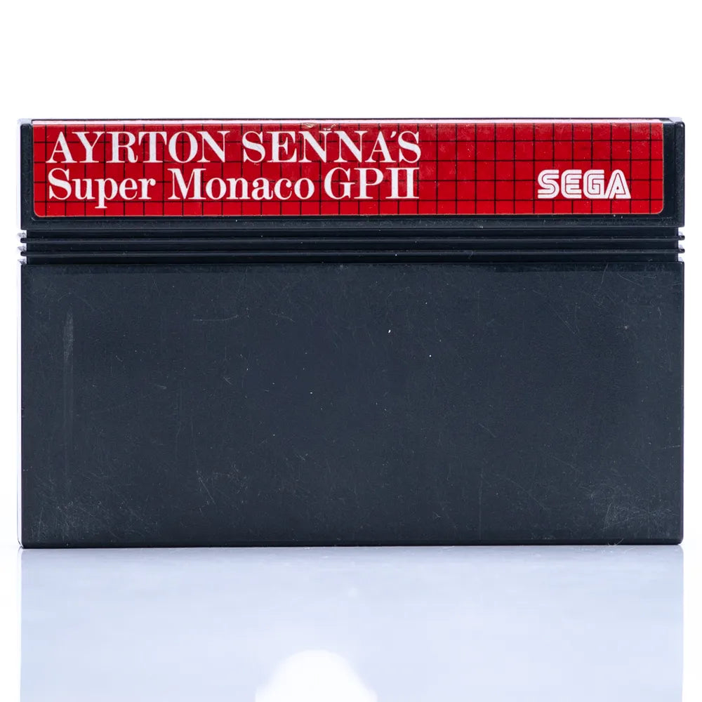 Ayrton Senna's Super Monaco GP II - Sega Master System spill - Retrospillkongen