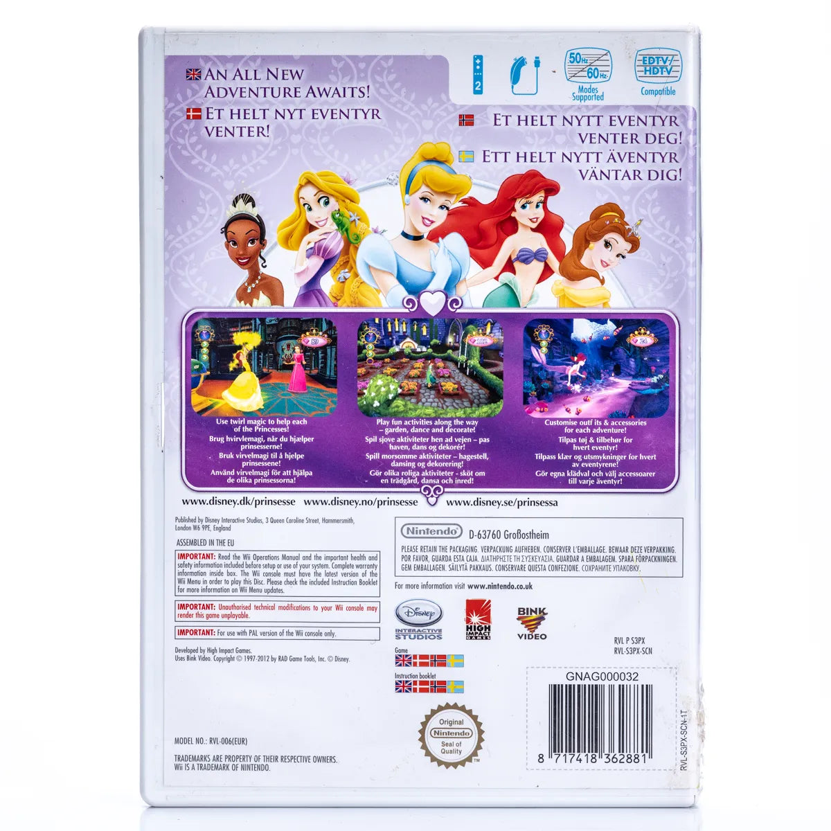 Disney Princess My Fairytale Adventure - Wii Spill - Retrospillkongen
