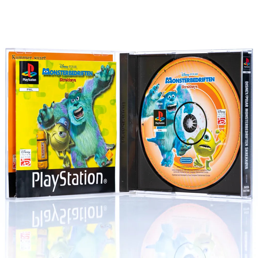 Monsterbedriften: Skrekkøya - PS1 spill - Retrospillkongen
