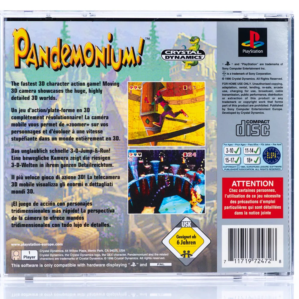 Pandemonium! - PS1 spill - Retrospillkongen