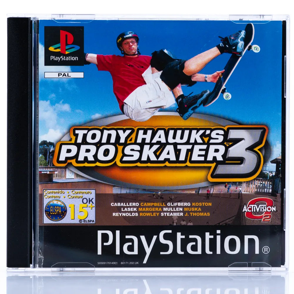 Tony Hawk's Pro Skater 3 - PS1 spill - Retrospillkongen