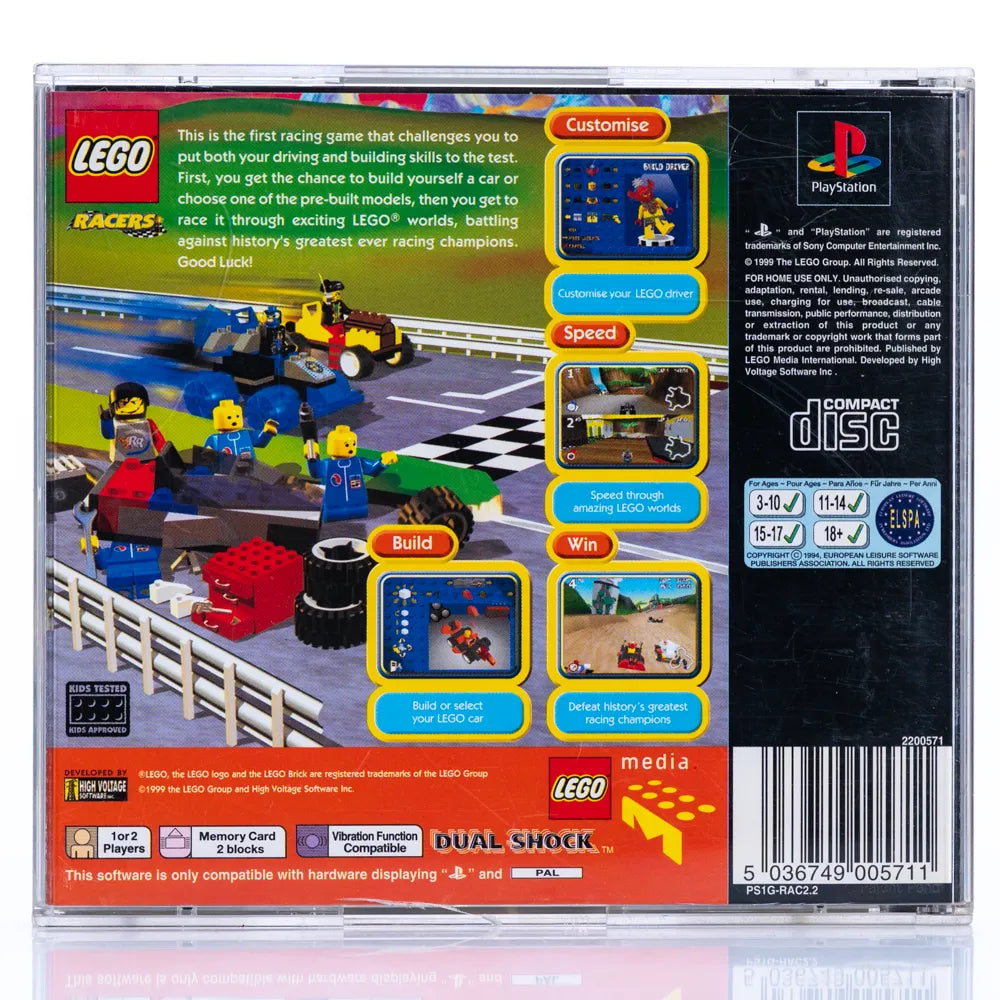 LEGO Racers - PS1 spill - Retrospillkongen