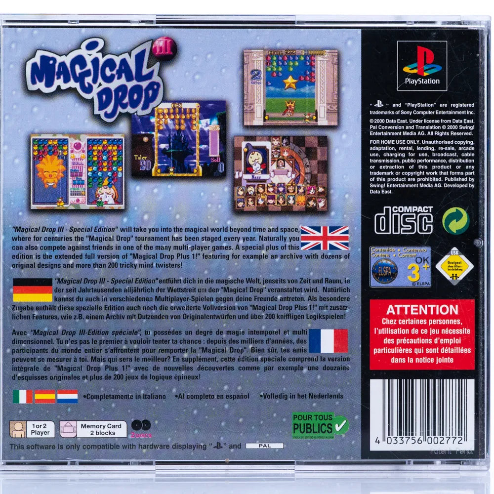 Magical Drop III - PS1 spill - Retrospillkongen