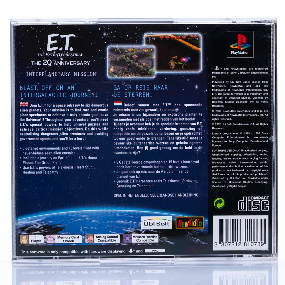 E.T. The Extra Terrestrial: Interplanetary Mission - PS1 spill - Retrospillkongen