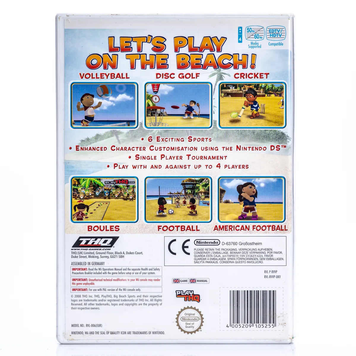 Big Beach Sports - Wii spill - Retrospillkongen