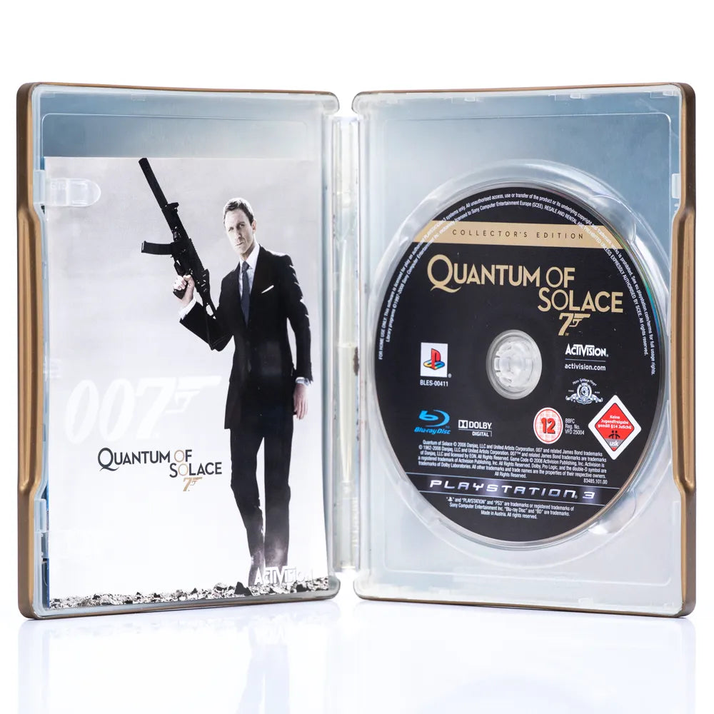 007: Quantum of Solace (Collector's Edition) - PS3 Spill (Steelbook) - Retrospillkongen