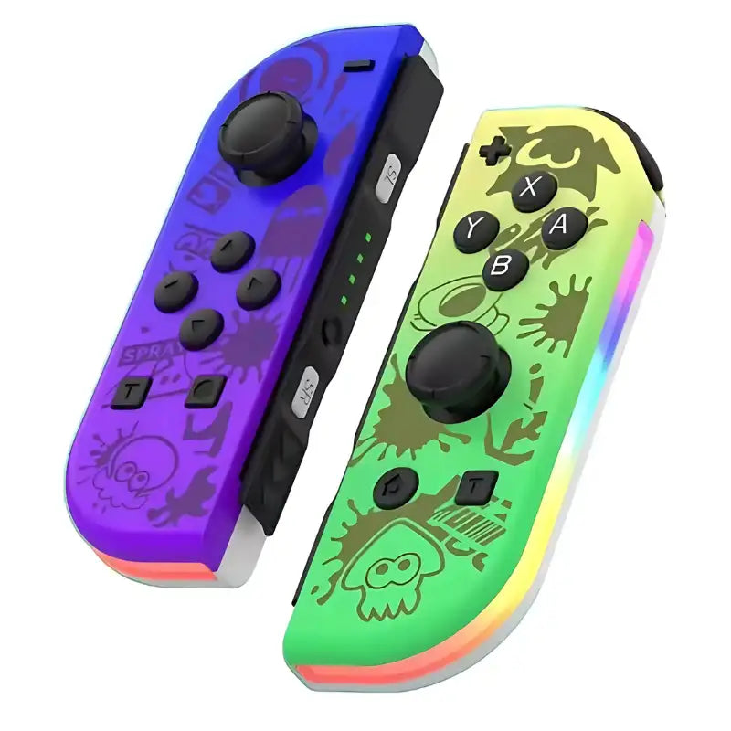 Trådløs JoyPad kontrollere med RGB lys for Nintendo Switch - Retrospillkongen