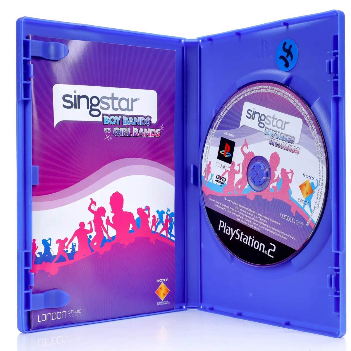 SingStar: Boy Bands VS Girl Bands - PS2 spill - Retrospillkongen