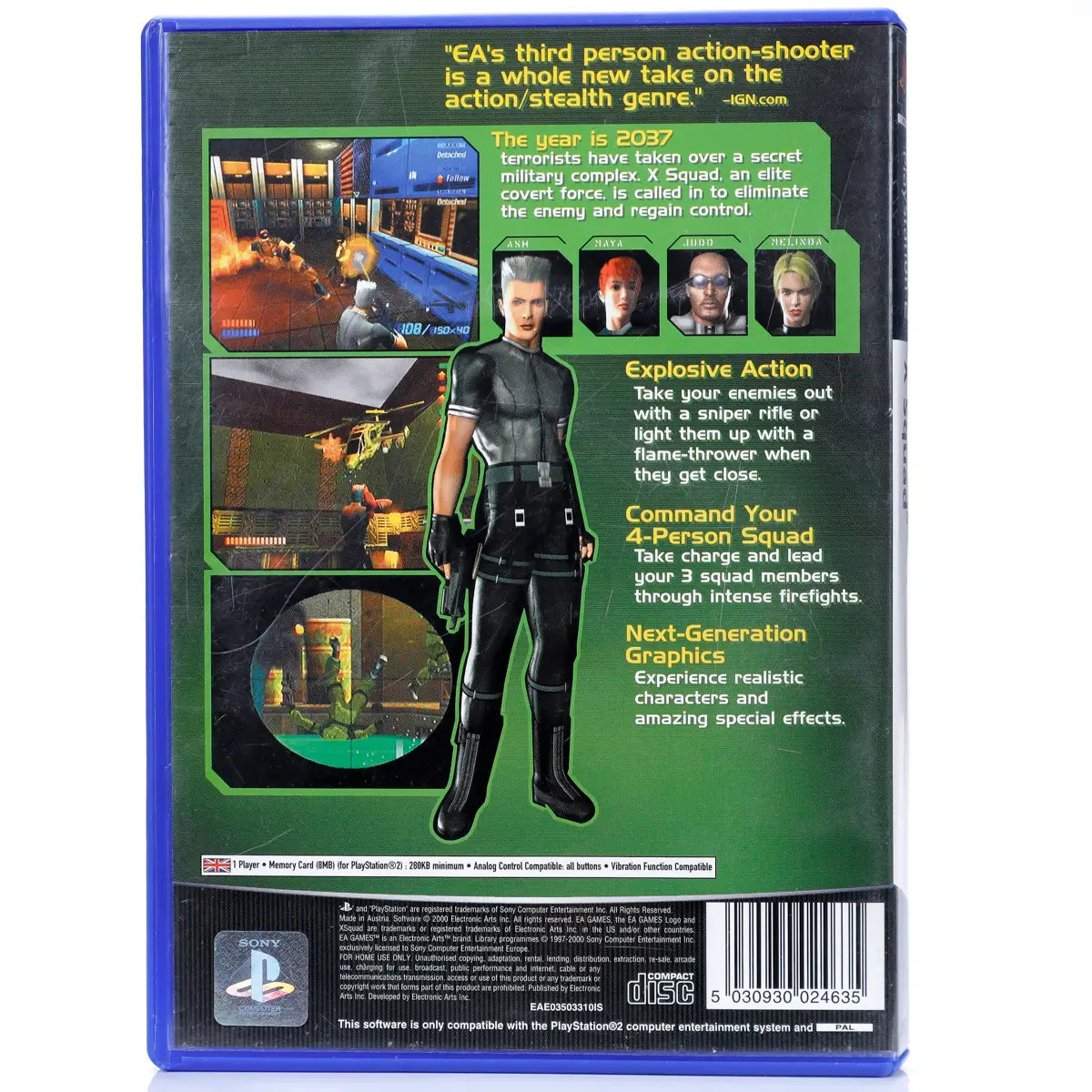 X Squad - PS2 spill - Retrospillkongen