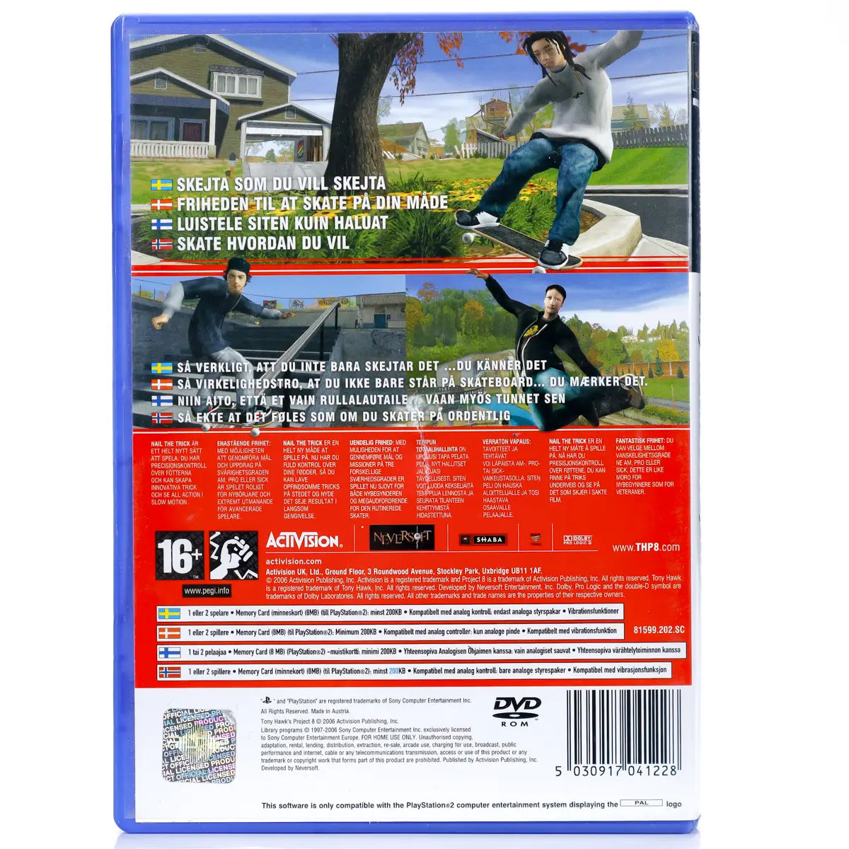 Tony Hawk's Project 8 - PS2 spill - Retrospillkongen