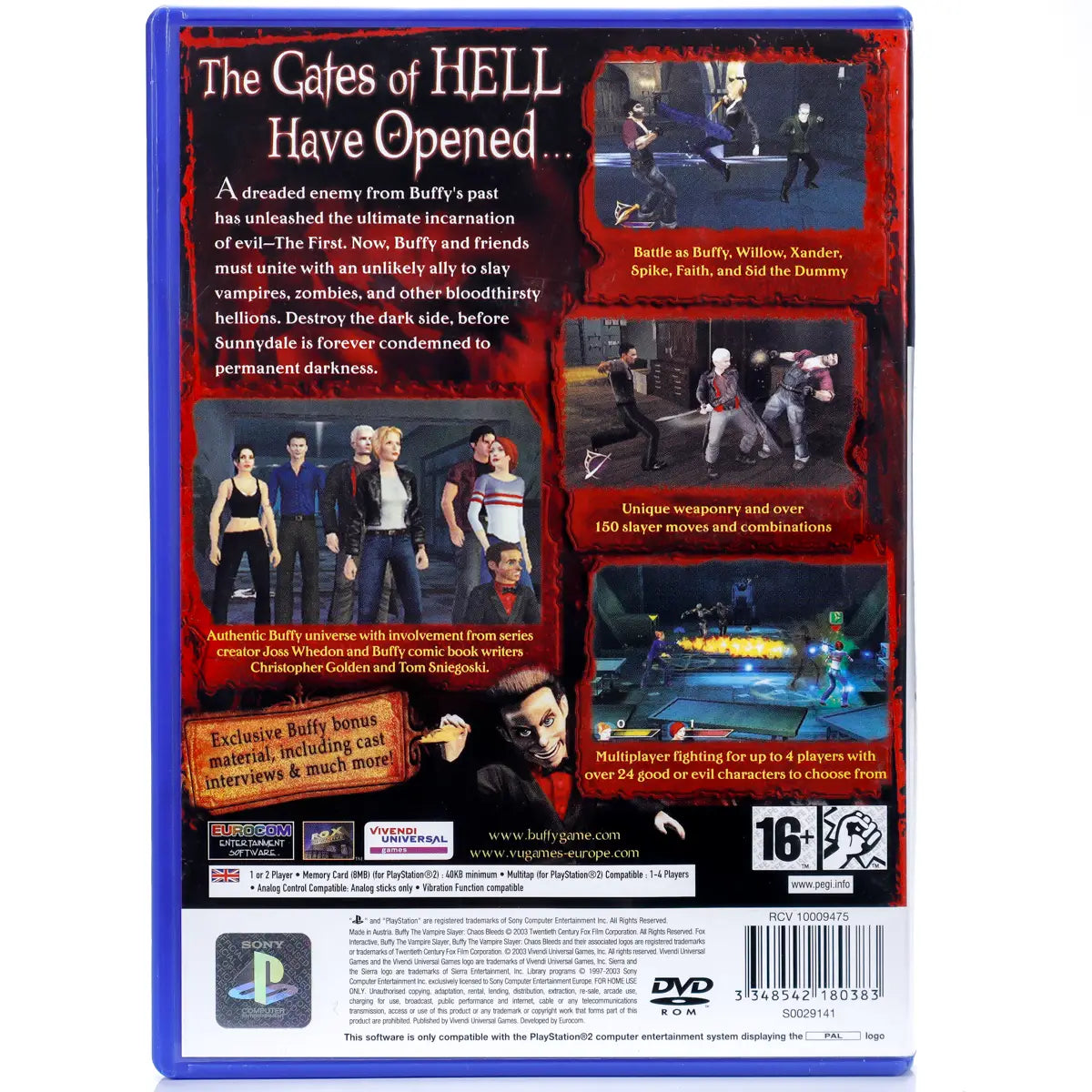 Buffy The Vampire Slayer: Chaos Bleeds - PS2 spill - Retrospillkongen